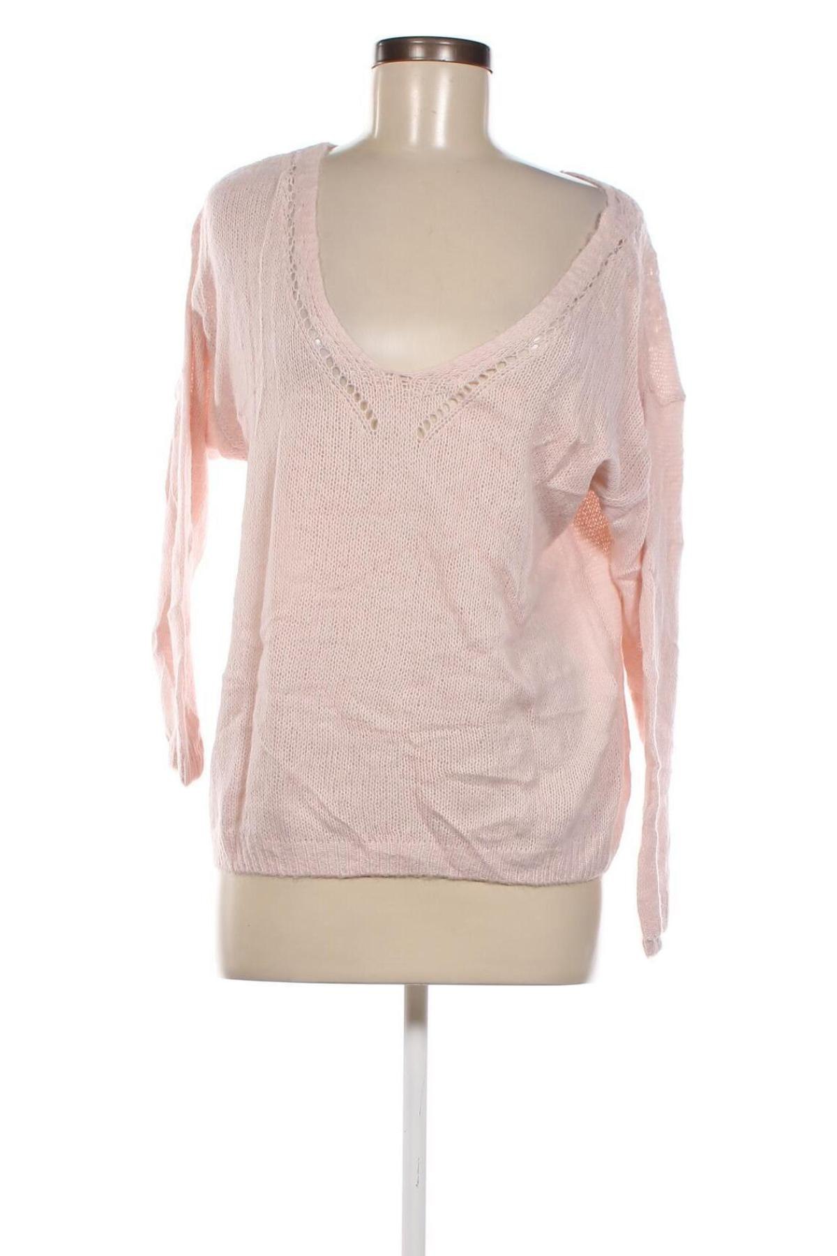 Дамски пуловер POINT VIRGULE, Размер M, Цвят Розов, Цена 4,48 лв.
