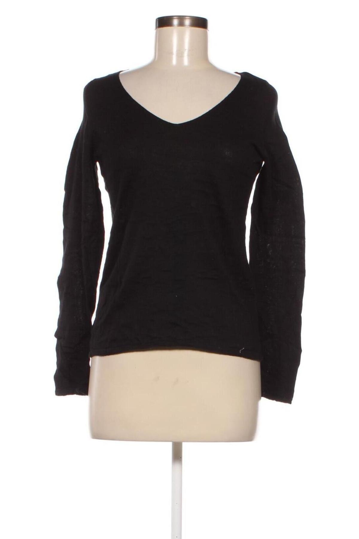 Дамски пуловер Promod, Размер S, Цвят Черен, Цена 4,35 лв.