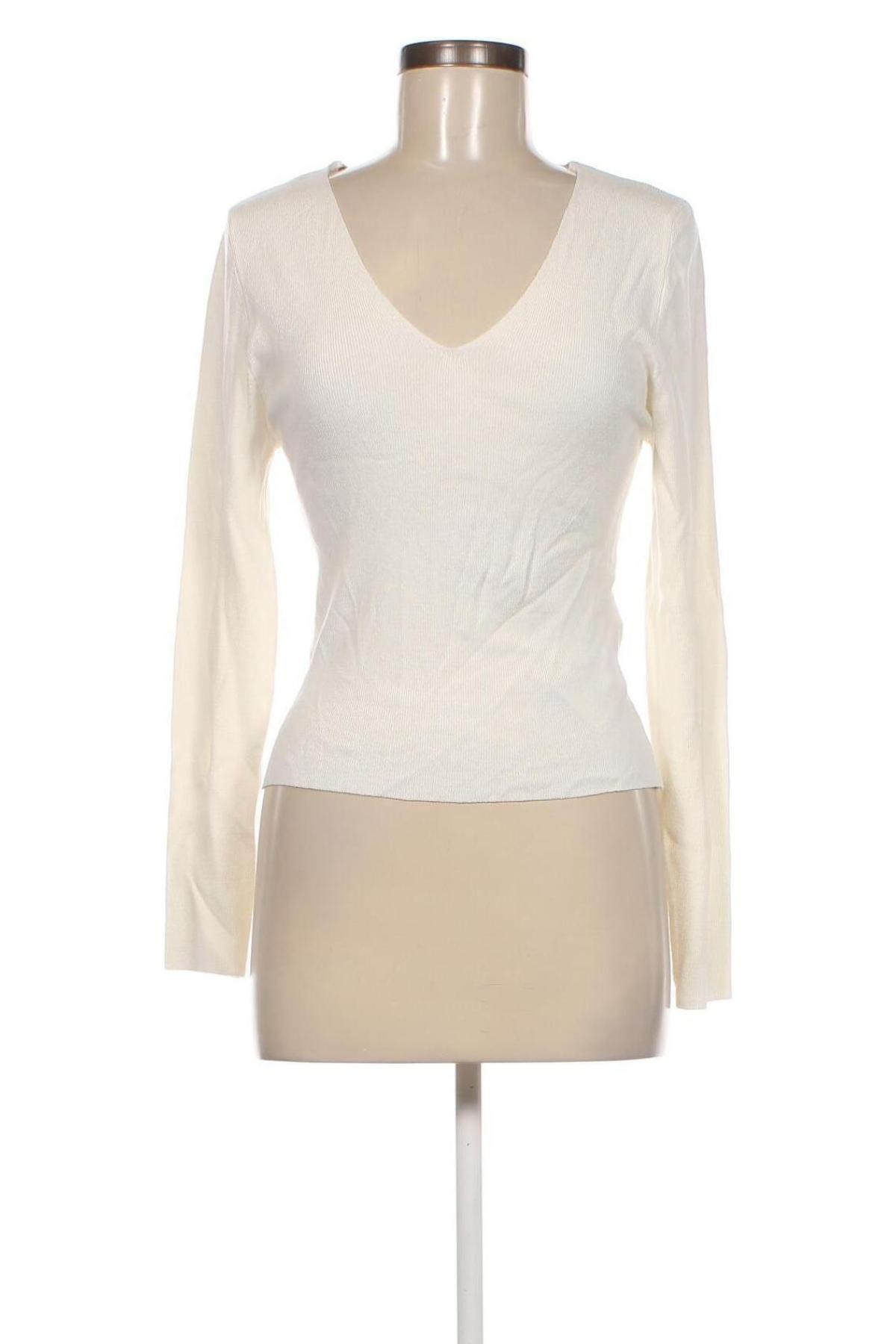 Damenpullover Pull&Bear, Größe L, Farbe Weiß, Preis € 13,04