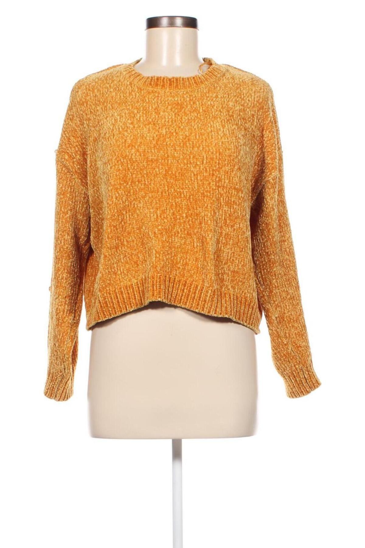 Дамски пуловер Sinsay, Размер XL, Цвят Жълт, Цена 10,15 лв.