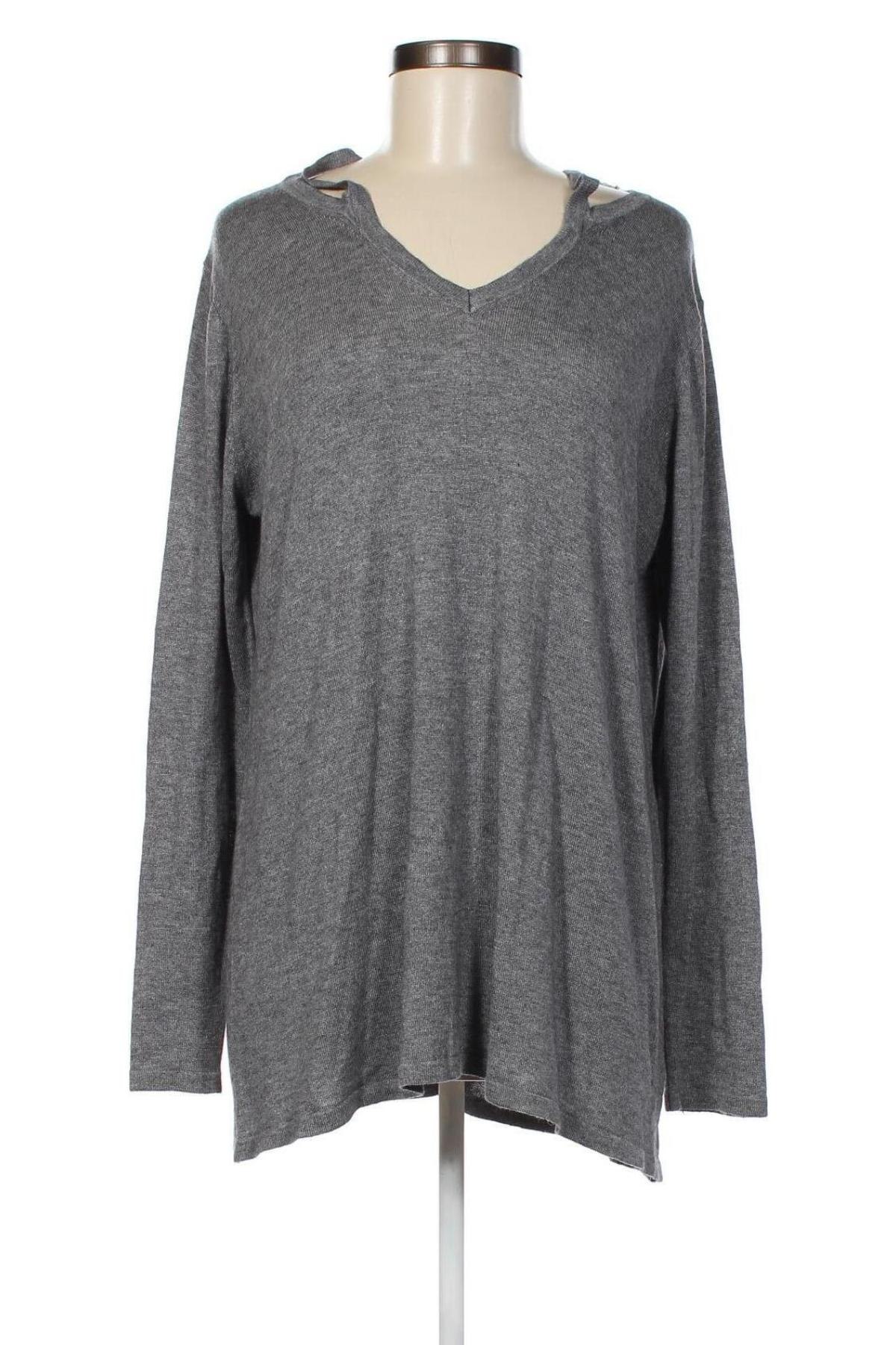 Дамски пуловер Thomas Rath, Размер XL, Цвят Сив, Цена 17,00 лв.