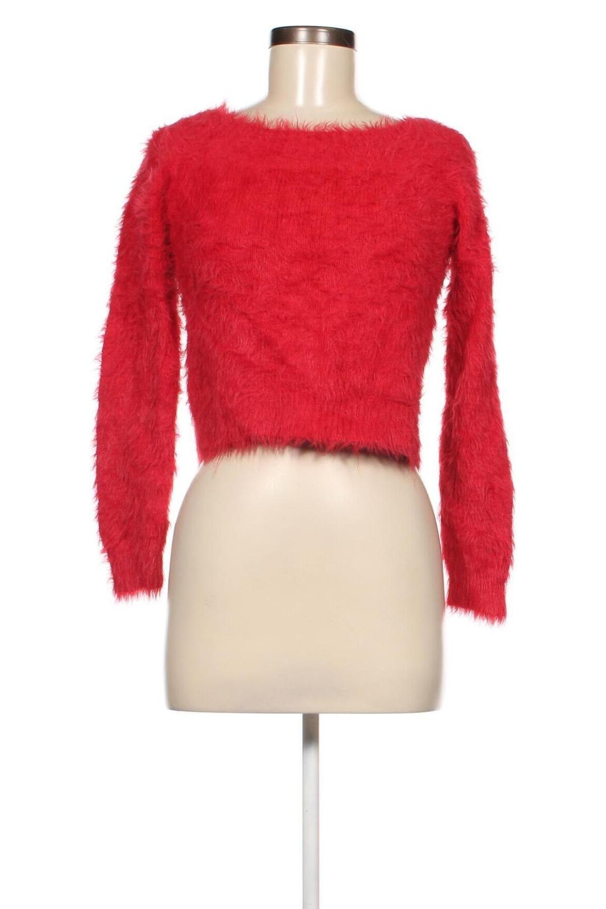 Дамски пуловер Wow, Размер M, Цвят Червен, Цена 5,22 лв.