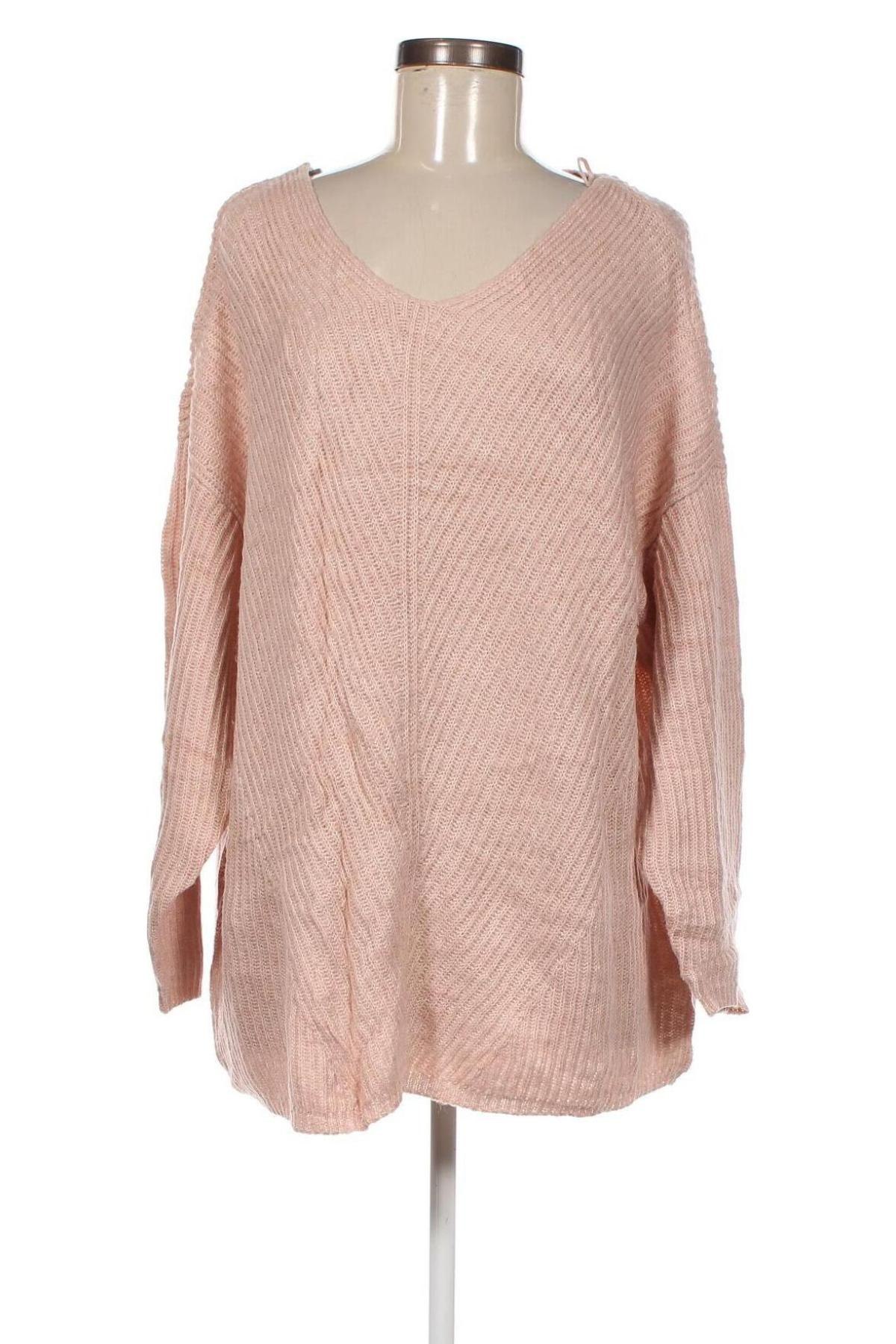 Дамски пуловер Yessica, Размер L, Цвят Розов, Цена 4,35 лв.