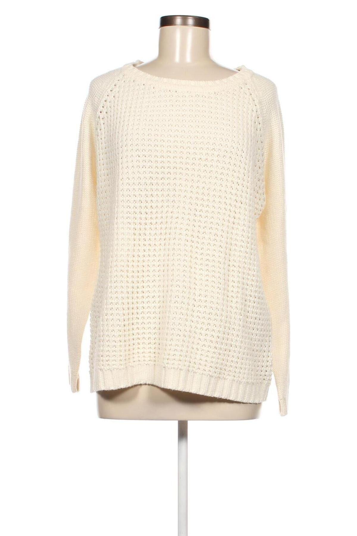 Γυναικείο πουλόβερ Yessica, Μέγεθος L, Χρώμα Εκρού, Τιμή 4,13 €
