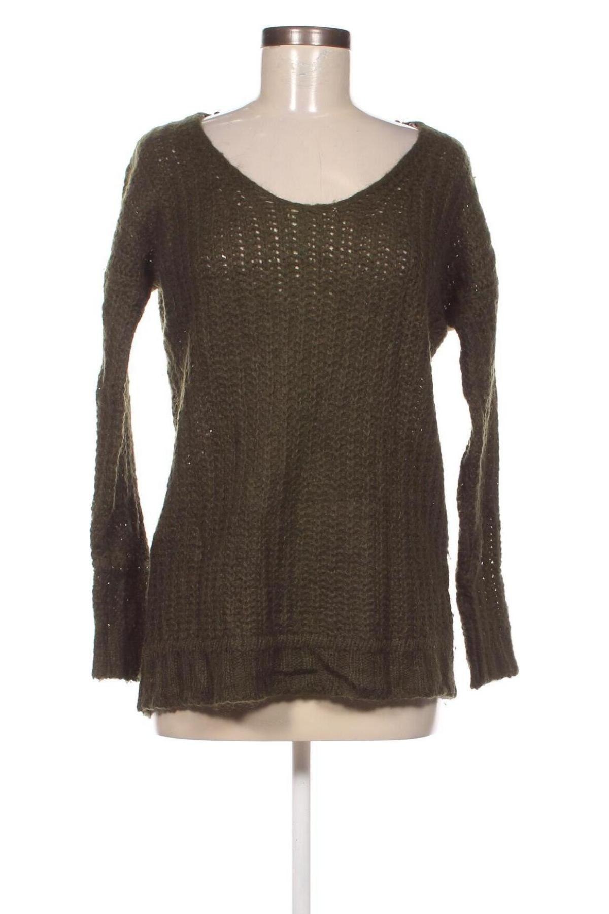 Damenpullover Zara Knitwear, Größe M, Farbe Grün, Preis 2,23 €