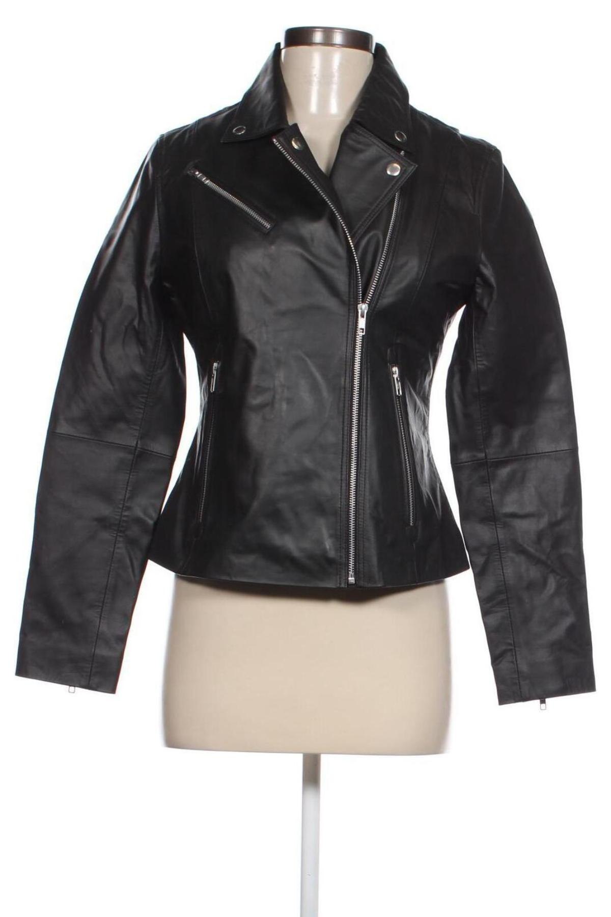 Dámska kožená bunda  Isaco & Kawa, Veľkosť S, Farba Čierna, Cena  157,73 €