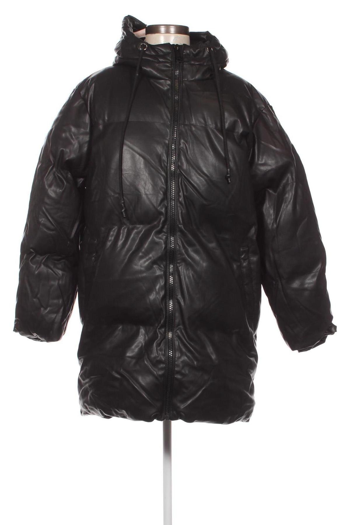 Dámska kožená bunda  Missguided, Veľkosť S, Farba Čierna, Cena  14,66 €