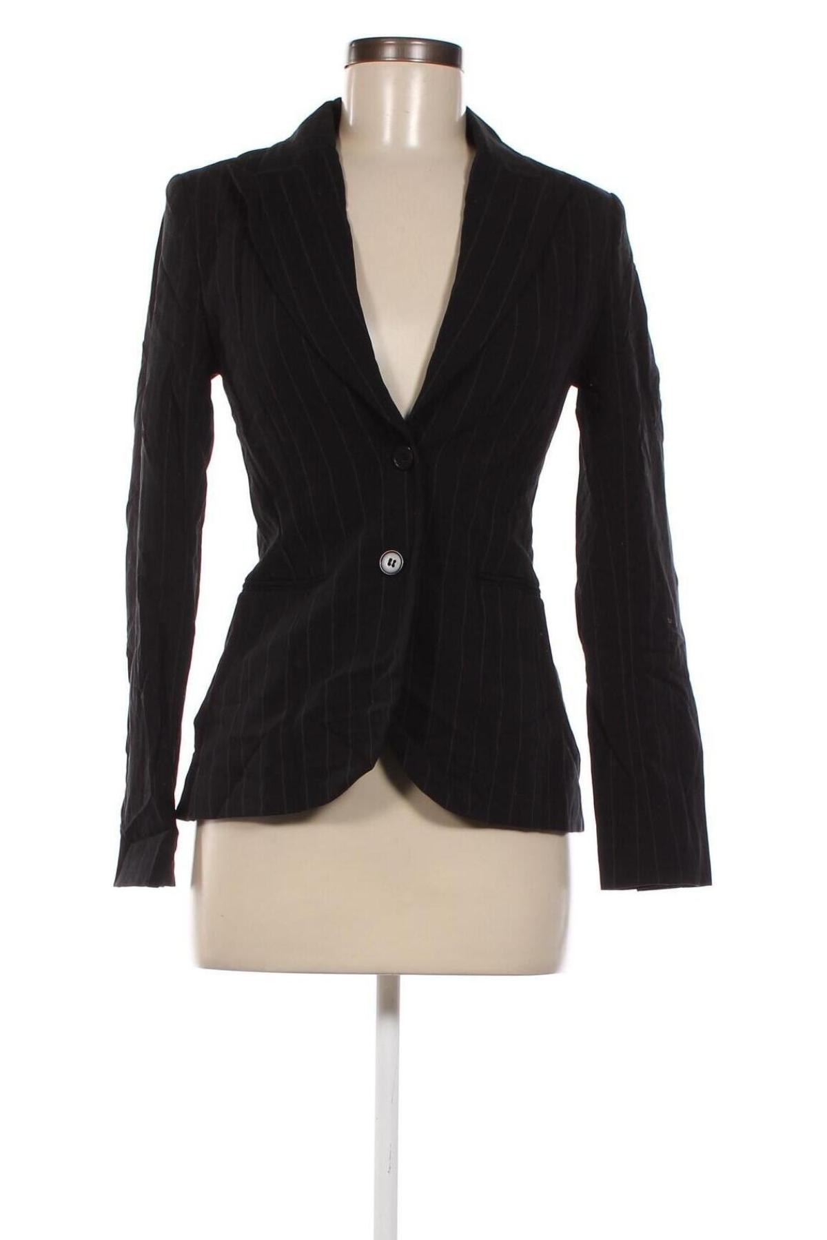Γυναικείο σακάκι H&M, Μέγεθος XS, Χρώμα Μαύρο, Τιμή 27,22 €
