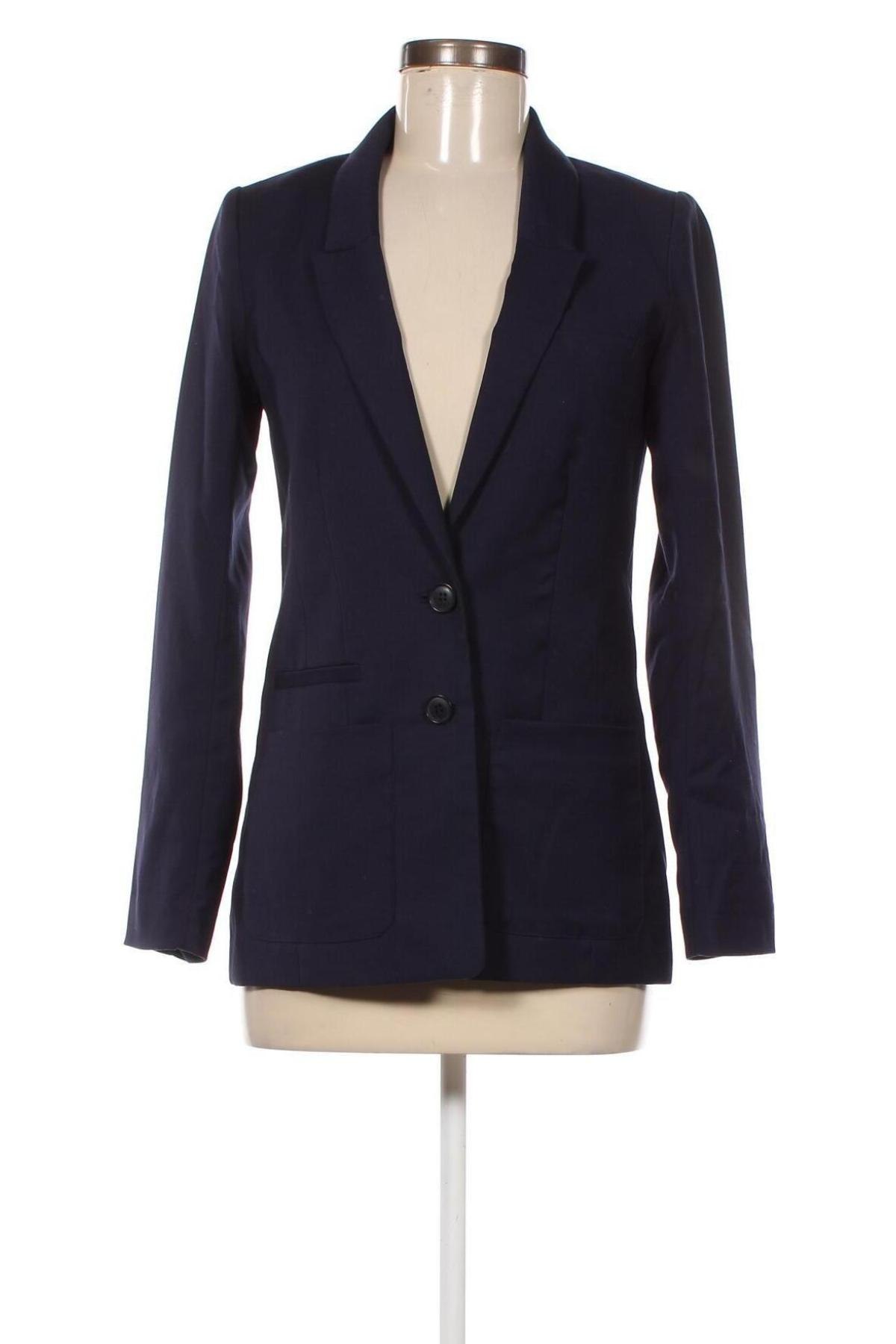 Damen Blazer H&M, Größe XS, Farbe Blau, Preis 22,51 €