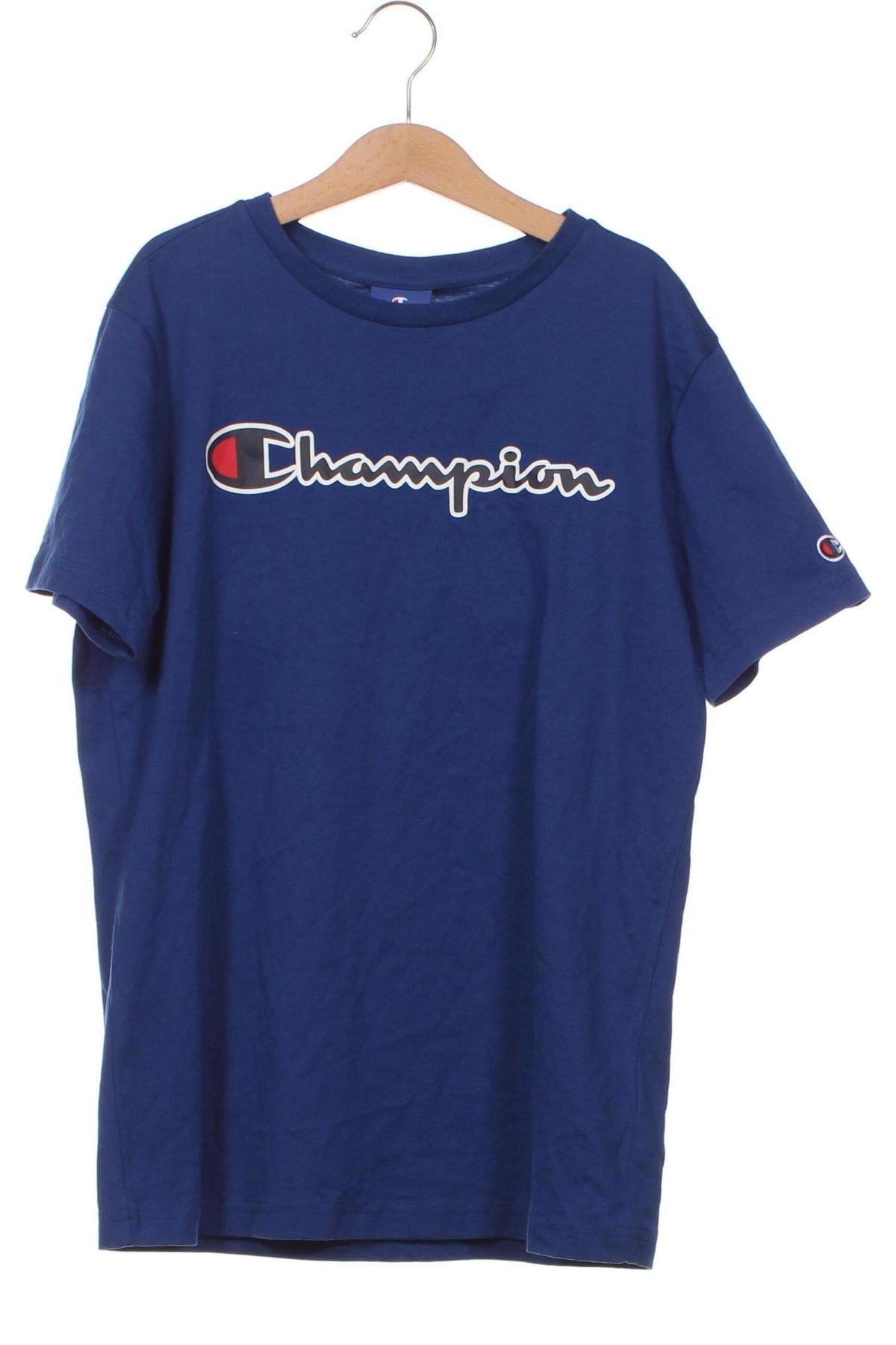 Kinder T-Shirt Champion, Größe 11-12y/ 152-158 cm, Farbe Blau, Preis 22,99 €