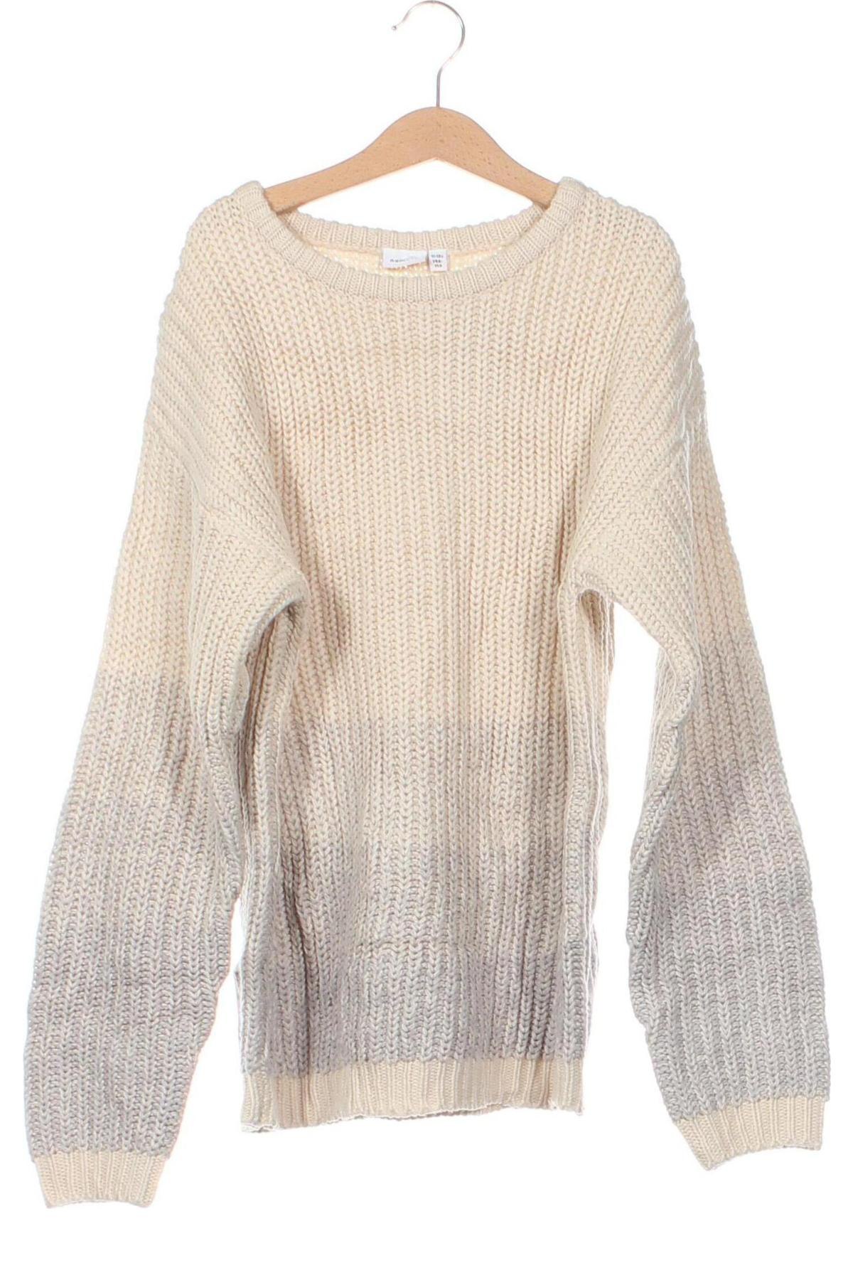 Детски пуловер Name It, Размер 10-11y/ 146-152 см, Цвят Бял, Цена 6,21 лв.