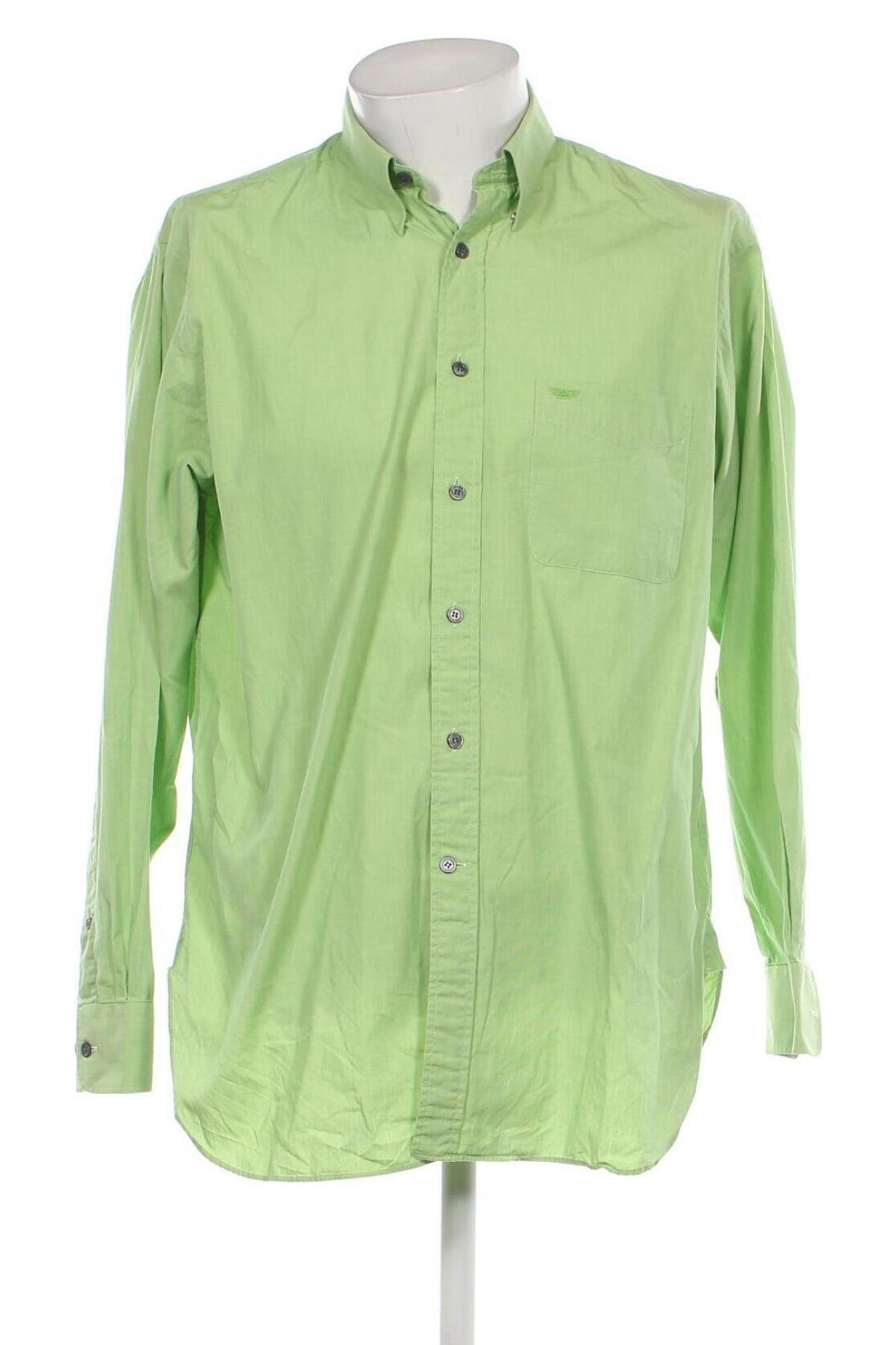 Ανδρικό πουκάμισο The Shirt Factory, Μέγεθος L, Χρώμα Πράσινο, Τιμή 11,76 €