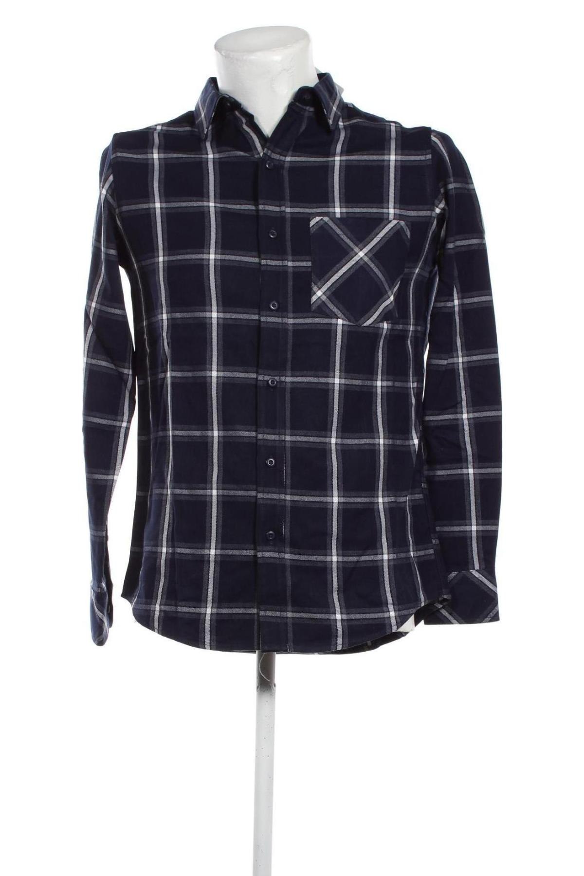 Ανδρικό πουκάμισο Urban Classics, Μέγεθος S, Χρώμα Μπλέ, Τιμή 3,51 €
