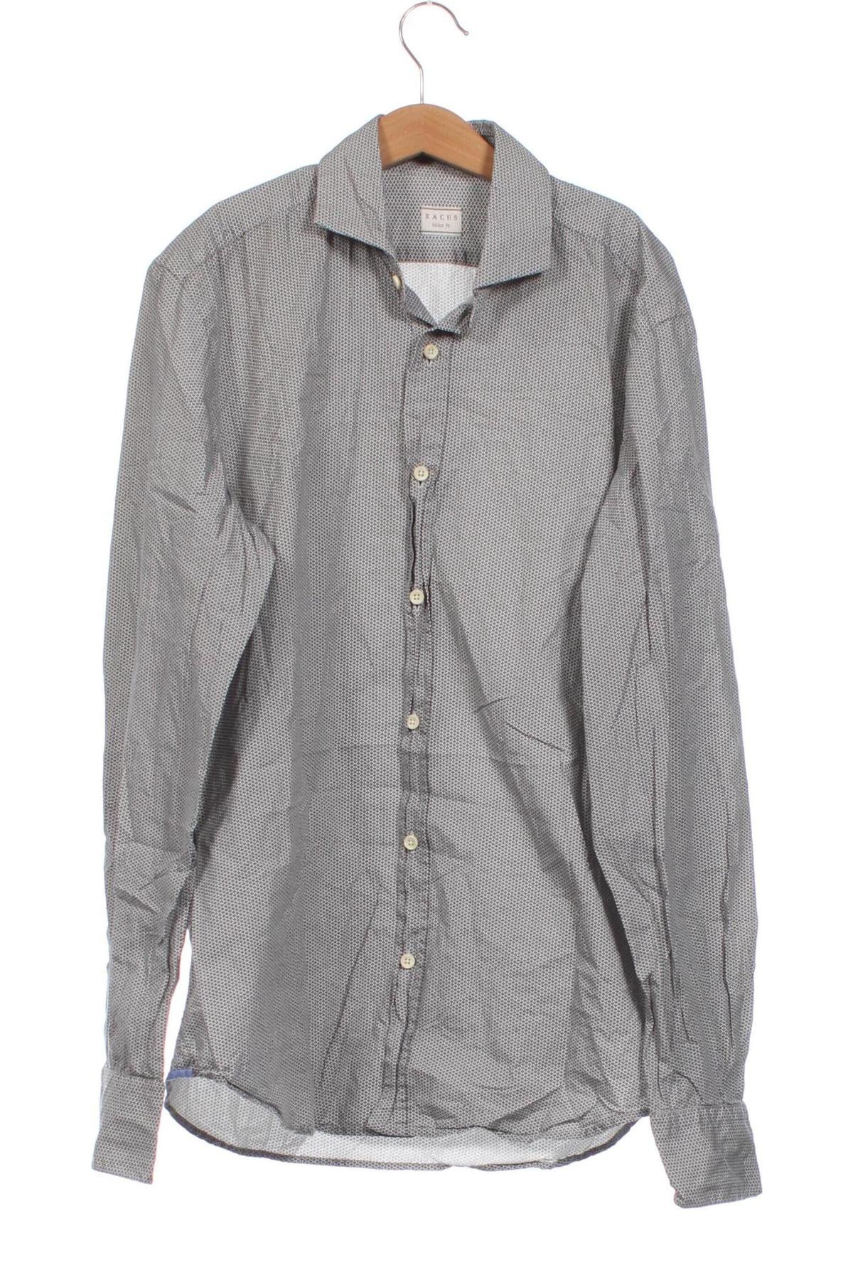 Ανδρικό πουκάμισο Xacus, Μέγεθος S, Χρώμα Γκρί, Τιμή 33,40 €