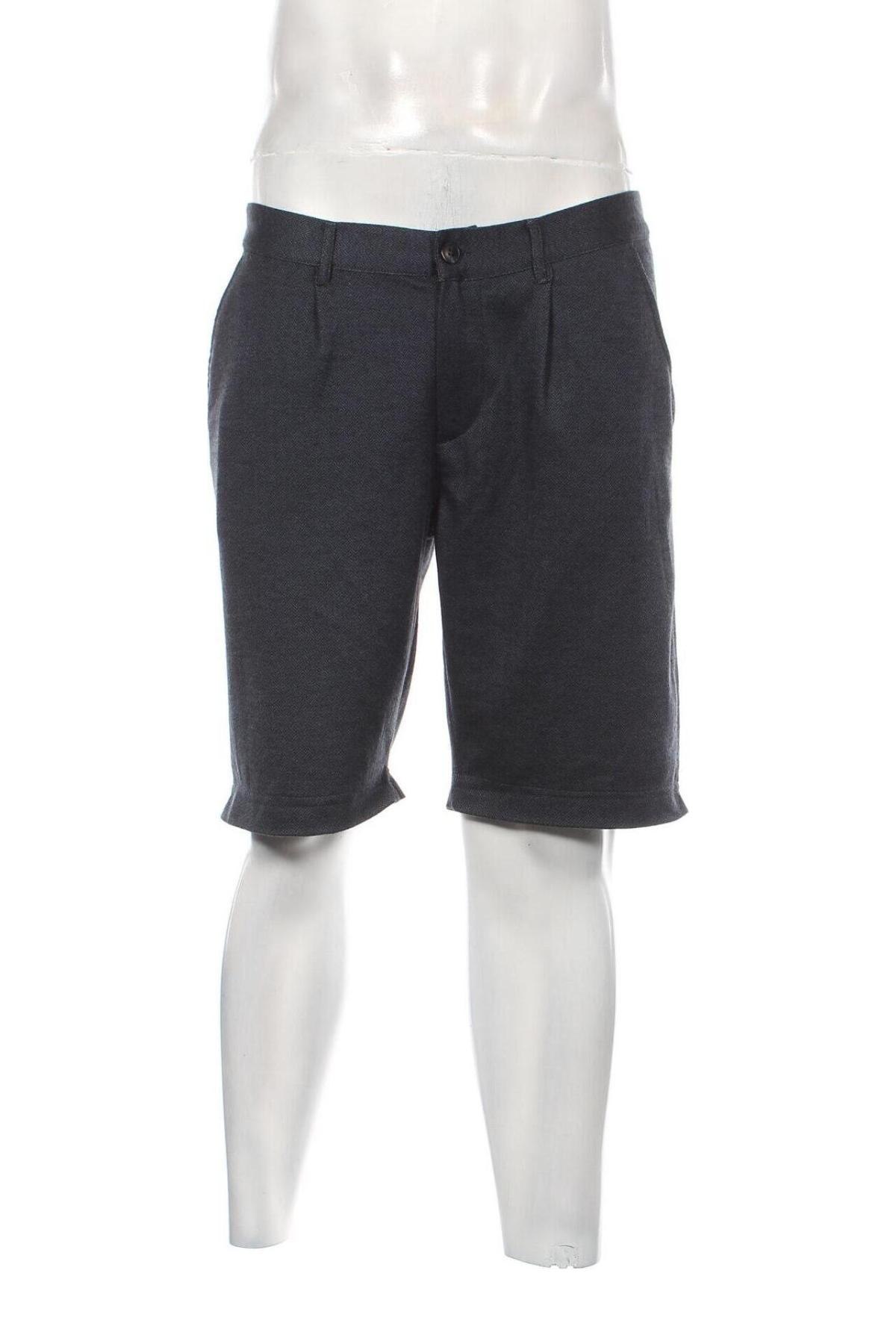 Pantaloni scurți de bărbați ! Solid, Mărime L, Culoare Albastru, Preț 68,68 Lei