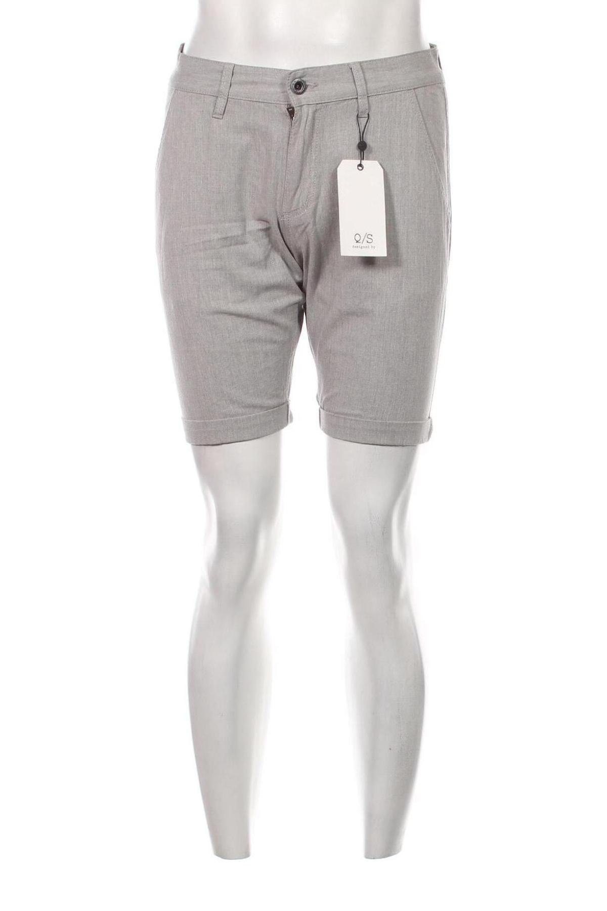 Мъжки къс панталон Q/S by S.Oliver, Размер M, Цвят Сив, Цена 8,12 лв.