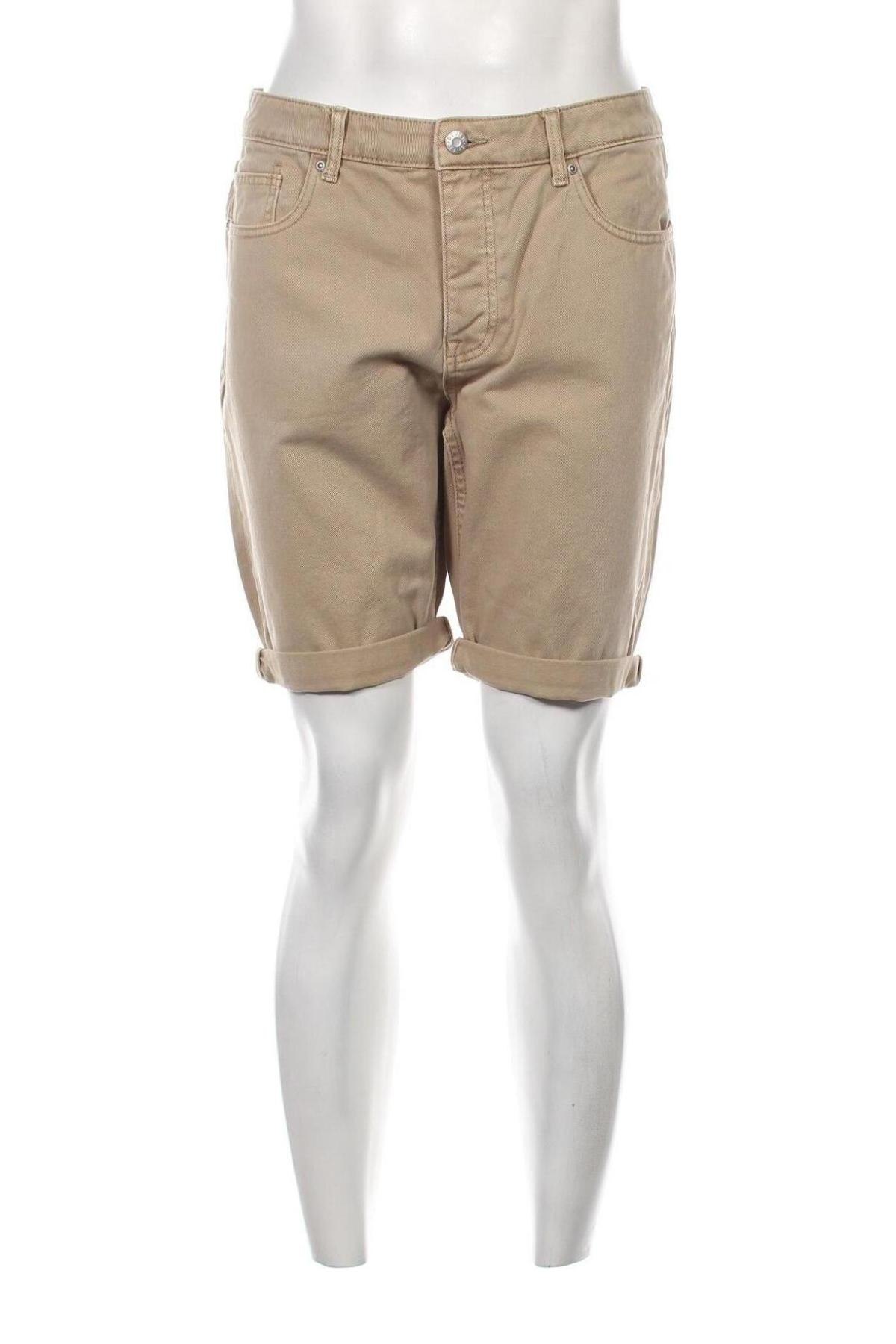 Pantaloni scurți de bărbați Review, Mărime L, Culoare Bej, Preț 78,22 Lei