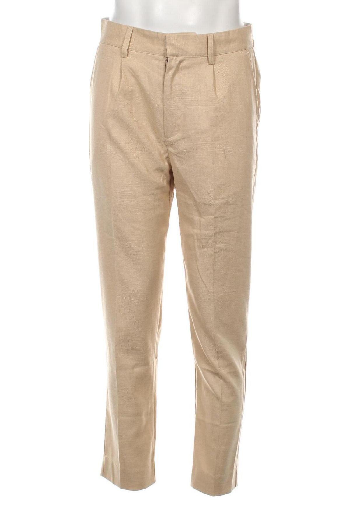 Ανδρικό παντελόνι Dan Fox X About You, Μέγεθος M, Χρώμα  Μπέζ, Τιμή 44,85 €
