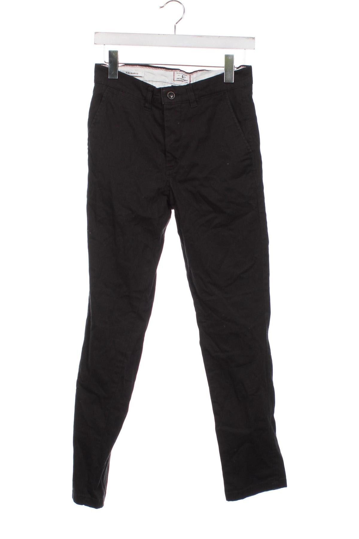 Мъжки панталон Jack & Jones, Размер S, Цвят Черен, Цена 22,96 лв.