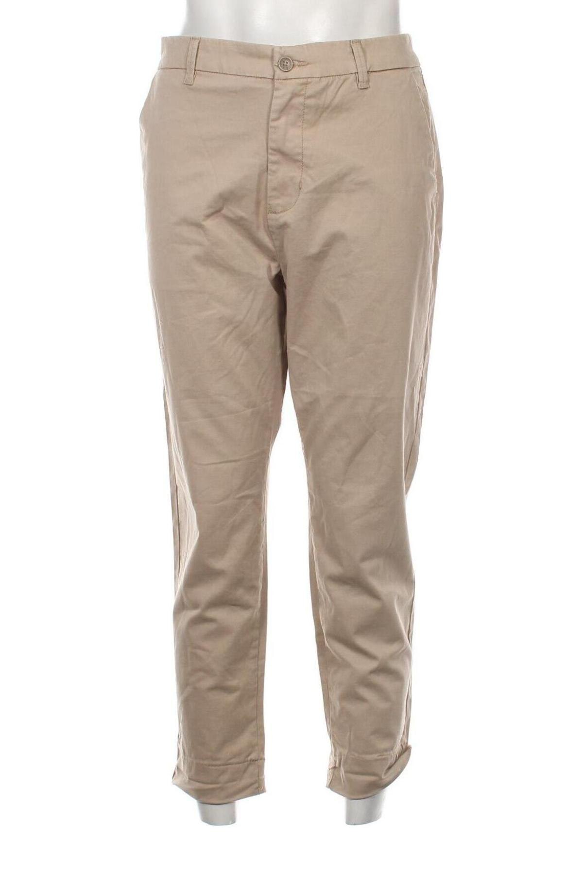 Ανδρικό παντελόνι Only & Sons, Μέγεθος L, Χρώμα  Μπέζ, Τιμή 8,06 €