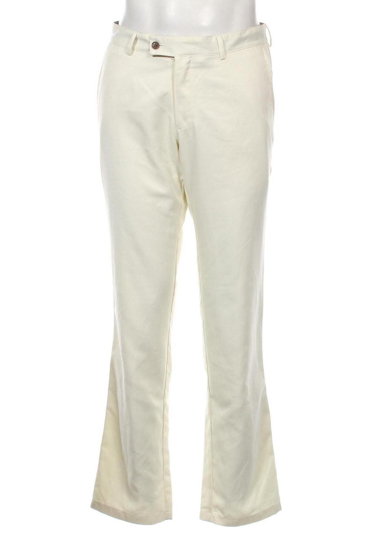 Pantaloni de bărbați Oscar Jacobson, Mărime M, Culoare Ecru, Preț 38,68 Lei