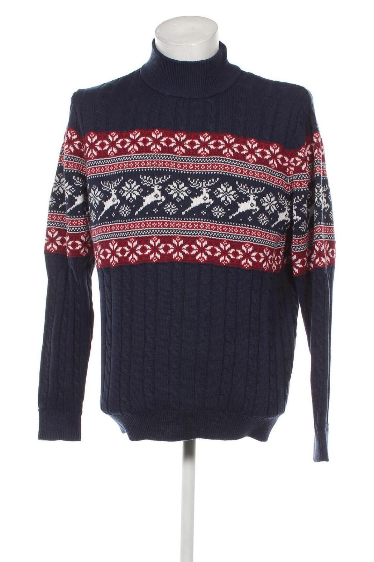 Мъжки пуловер, Размер M, Цвят Многоцветен, Цена 21,16 лв.