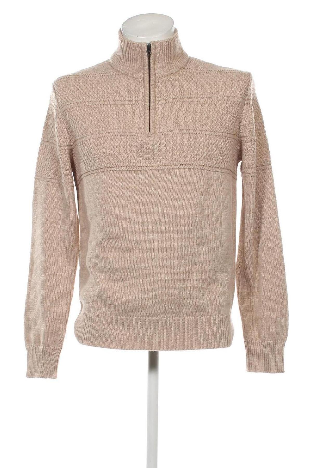 Ανδρικό πουλόβερ Jack & Jones PREMIUM, Μέγεθος L, Χρώμα  Μπέζ, Τιμή 16,82 €