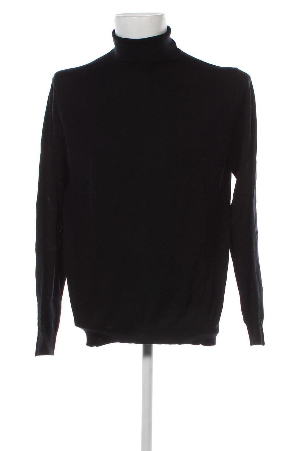 Ανδρικό πουλόβερ Mango, Μέγεθος M, Χρώμα Μαύρο, Τιμή 35,05 €