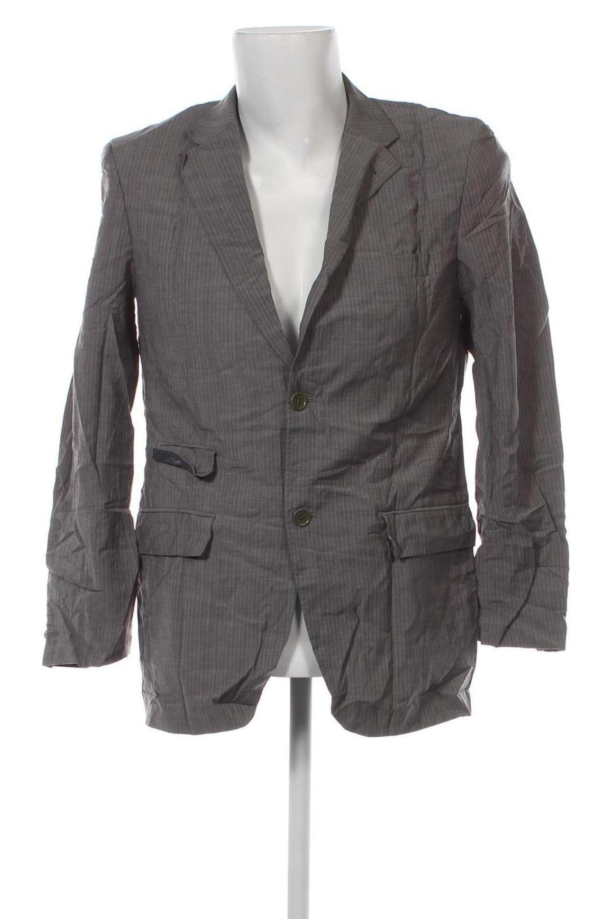 Ανδρικό σακάκι Easy Wear, Μέγεθος L, Χρώμα Γκρί, Τιμή 4,52 €