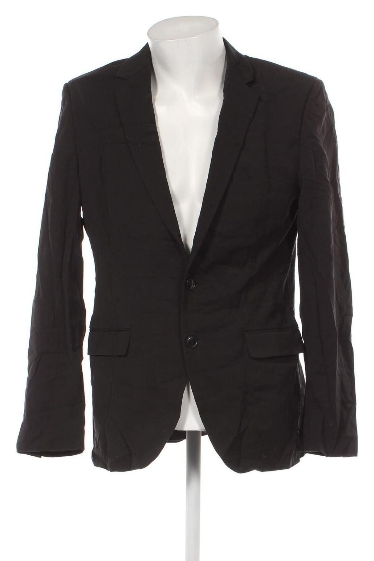 Ανδρικό σακάκι Esprit, Μέγεθος L, Χρώμα Μαύρο, Τιμή 3,46 €