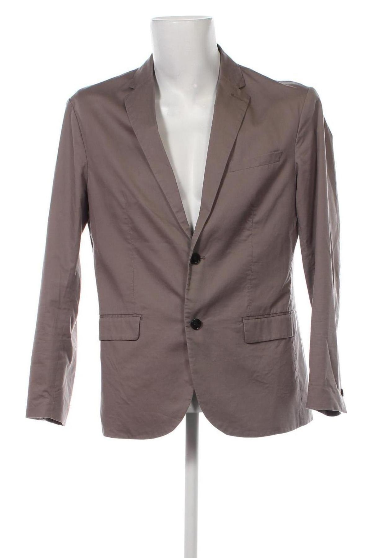 Ανδρικό σακάκι H&M, Μέγεθος L, Χρώμα Γκρί, Τιμή 22,51 €