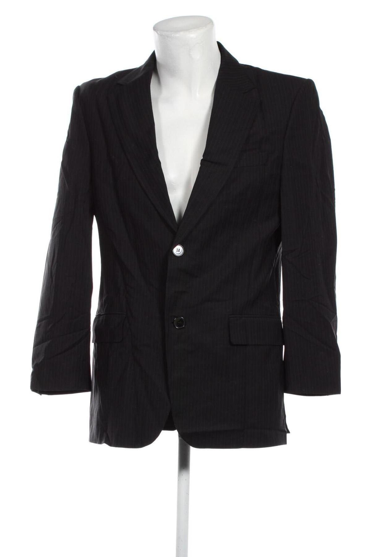 Ανδρικό σακάκι Zara Man, Μέγεθος L, Χρώμα Μαύρο, Τιμή 3,86 €