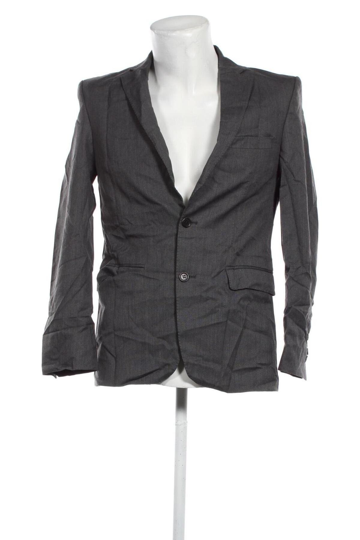 Ανδρικό σακάκι Zara Man, Μέγεθος L, Χρώμα Γκρί, Τιμή 3,14 €