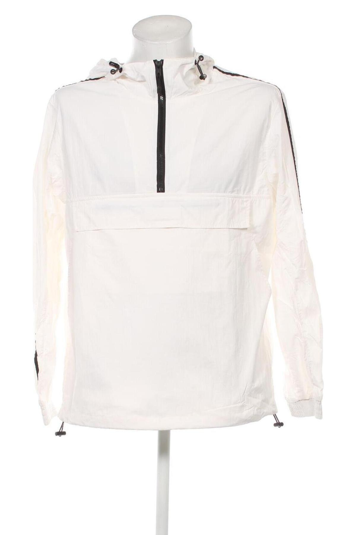 Ανδρικό αθλητικό μπουφάν Urban Classics, Μέγεθος L, Χρώμα Λευκό, Τιμή 13,96 €