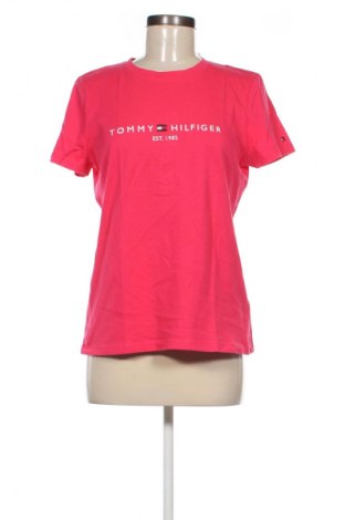 Damski T-shirt Tommy Hilfiger, Rozmiar M, Kolor Różowy, Cena 155,90 zł