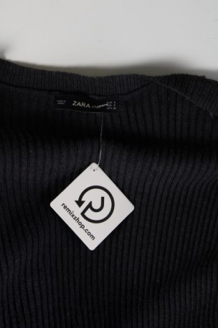 Дамска жилетка Zara Knitwear, Размер S, Цвят Син, Цена 27,02 лв.