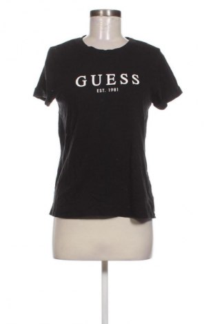 Дамска тениска Guess, Размер M, Цвят Черен, Цена 31,28 лв.