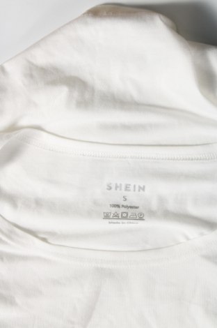 Γυναικείο t-shirt SHEIN, Μέγεθος S, Χρώμα Λευκό, Τιμή 8,62 €