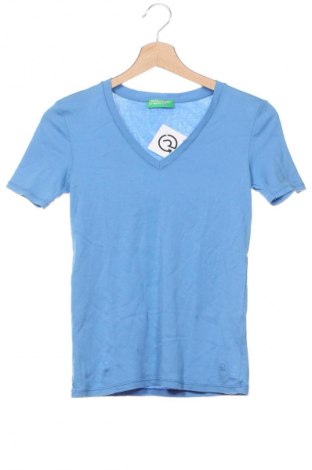 Damen T-Shirt United Colors Of Benetton, Größe XS, Farbe Blau, Preis 9,21 €