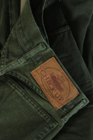 Damskie jeansy Check Up, Rozmiar XS, Kolor Zielony, Cena 131,99 zł