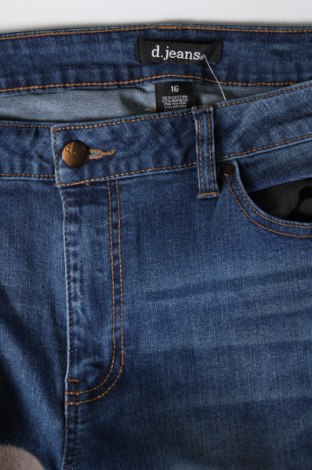 Dámske džínsy  D.Jeans, Veľkosť XL, Farba Modrá, Cena  8,95 €