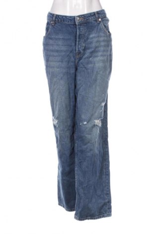 Damskie jeansy H&M Divided, Rozmiar XXL, Kolor Niebieski, Cena 92,99 zł