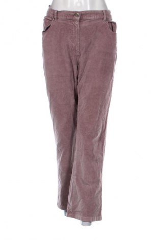 Pantaloni de velvet de femei Bexleys, Mărime XL, Culoare Mov, Preț 157,99 Lei