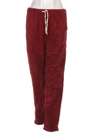 Pantaloni de velvet de femei Forever 21, Mărime M, Culoare Roșu, Preț 88,99 Lei