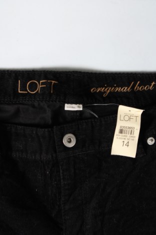 Pantaloni de velvet de femei Loft, Mărime L, Culoare Negru, Preț 257,99 Lei