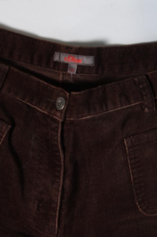 Pantaloni de velvet de femei S.Oliver, Mărime XL, Culoare Maro, Preț 278,70 Lei