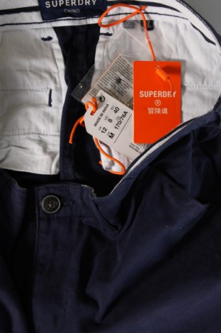 Дамски къс панталон Superdry, Размер M, Цвят Син, Цена 31,50 лв.