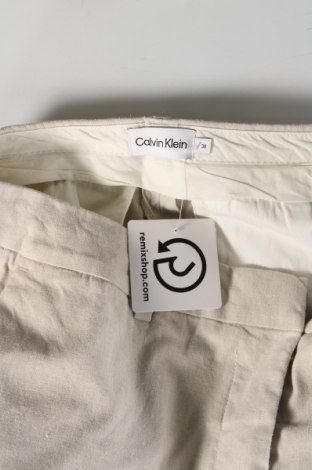 Γυναικείο παντελόνι Calvin Klein, Μέγεθος M, Χρώμα Εκρού, Τιμή 59,49 €