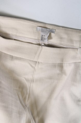 Pantaloni de femei H&M, Mărime XS, Culoare Ecru, Preț 41,99 Lei