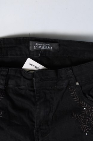 Pantaloni de femei Koroshi, Mărime M, Culoare Negru, Preț 95,99 Lei